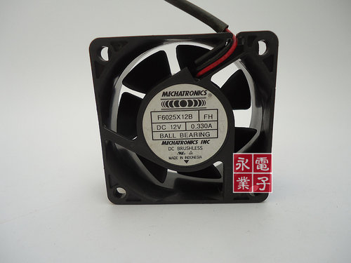 原装 南韩 MECHATRONICS 6025 F6025X12B 12V 0.33A 散热风扇