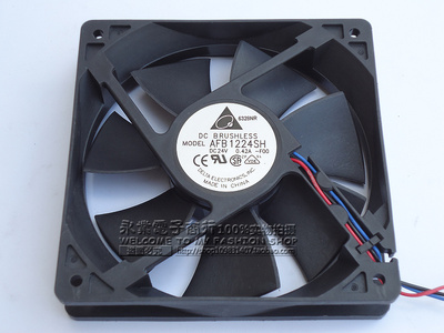 现货台达 AFB1224SH 12025 12CM 24V 0.42A 双滚珠三线变频风扇