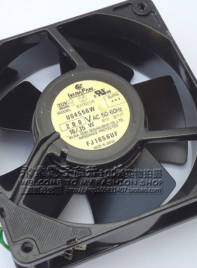 原装日本东芝TOBISHI US4556W 200V 12cm12038全金属交流散热风扇