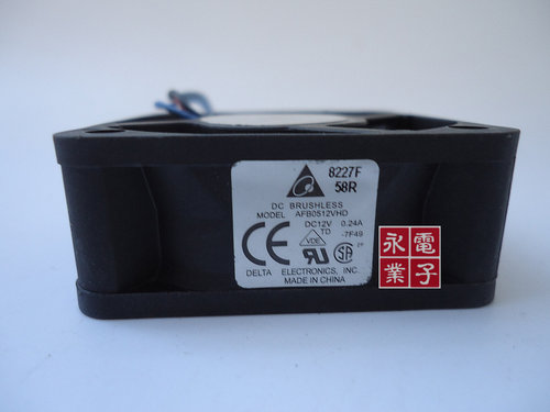台达DELTA AFB0512VHD 5020 12V 0.24A 5cm 双滚珠 服务器风扇