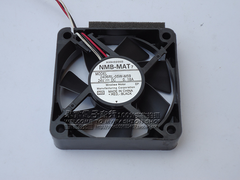 原装正品 NMB 6015 24V 0.18A 2406RL-05W-M59变频器散热风扇