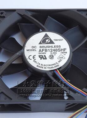 正品台达 12032 AFB1248SHF 12CM 48V 0.45A 服务器散热风扇