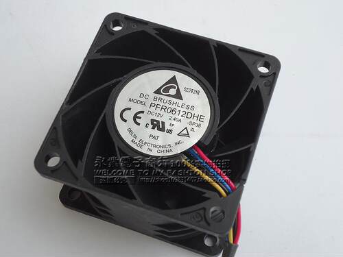 台达 PFR0612DHE 12V 2.40A 6038 6CM 高转速汽车增压暴力风扇