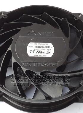 原装台达Delta 20cm 48V7A 超暴力大风量铝框散热风扇THB2048HG