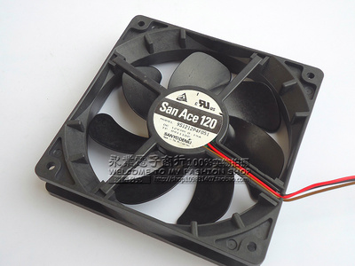 三洋SANYO12025 12厘米 DC:12V 0.19A PWM超静音风扇9S1212P4F051