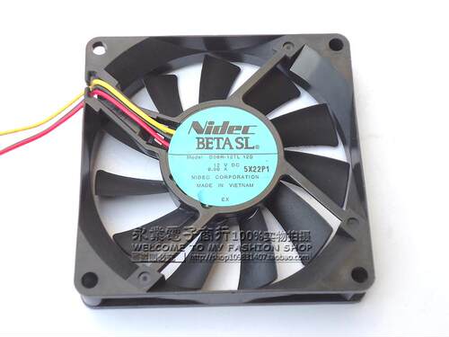 原装NIDEC 8015 12V 0.08A D08R-12TL 投影机风扇 3线 超静音风扇