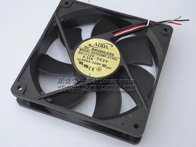 原装ADDA AD1212MF-A73GL 12025 12V 0.33A 3线