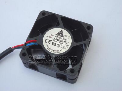 正品台达 AFB0624EH 6025 24V 0.36A 6CM/厘米 双滚珠变频器风扇