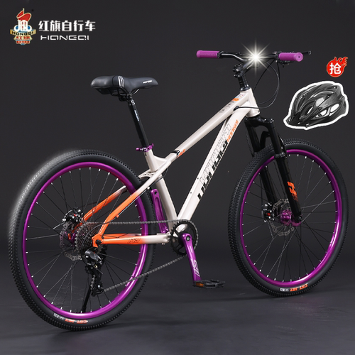 红旗土坡车通勤自行车AM山地车炸街车全地形