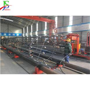 高铁钢筋笼绕筋机 框架钢筋缠绕设备 圆形铁笼成型设备 厂家调试