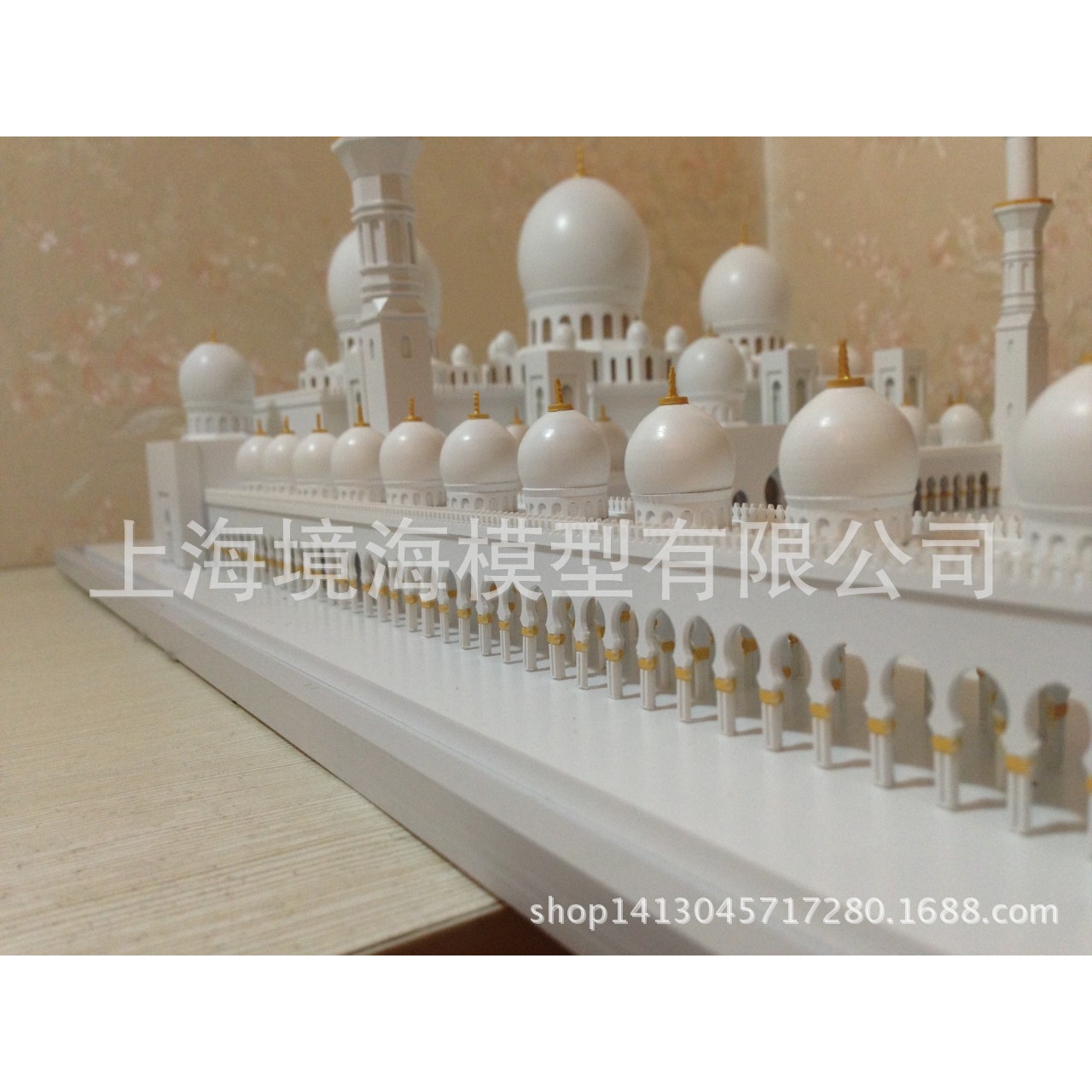 清真寺礼品模型 Abu Dhabi 阿布扎比寺  旅游纪念 定制礼品模型