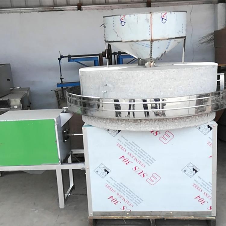 家用磨豆浆芝麻酱机石磨 磨玉米小麦糊糊设备 70 80型磨面机