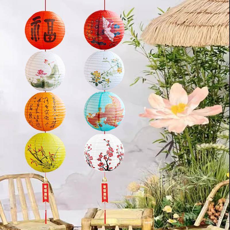 围炉煮茶灯笼户外防水国庆中秋节古风小院民宿装饰场景布置挂饰