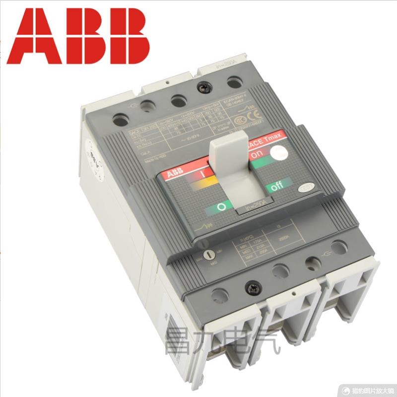 ABB塑壳断路器Tmax系列T1N160空气开关3P4P100A160A断路器25-630A