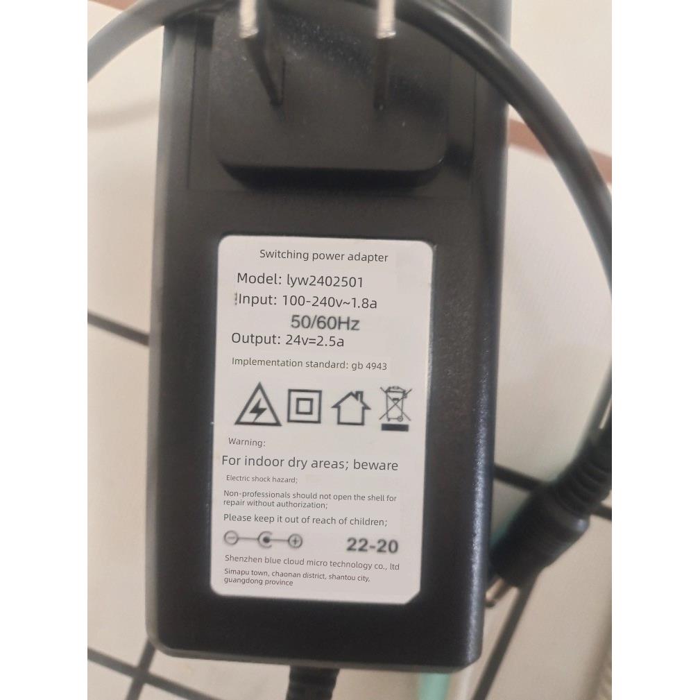 新界小飞龙配件直流增压泵220V转24V3A电源适配器变压器插头Lyw24