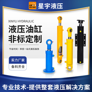 非标液压油缸法兰HSG升降压力液压缸冲孔机油顶厂家模具异形油缸