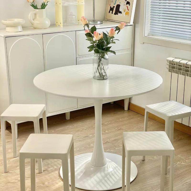 简约加厚风车凳高脚凳可叠放方形塑料方凳子高腿四脚凳子客厅餐桌