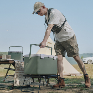 户外冷藏箱保温箱露营摆摊商用冰块钓鱼冰桶商用保热保鲜冰淇淋