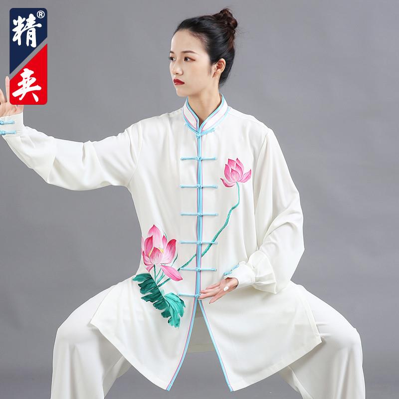 高货太极服女新款飘逸荷花