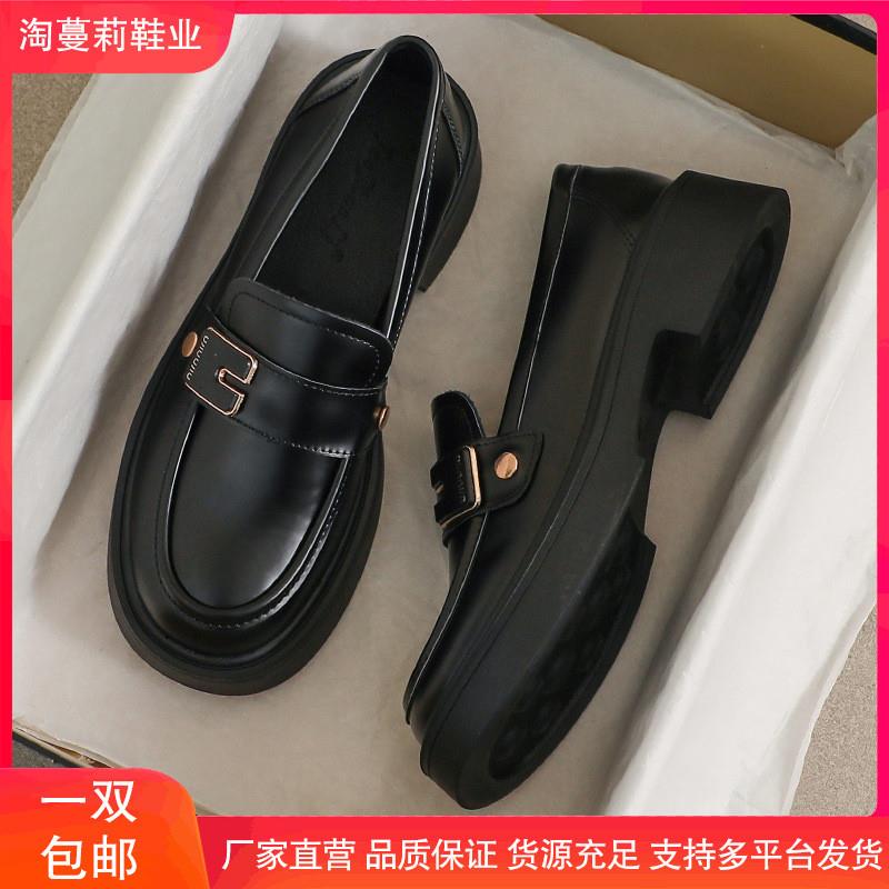 高货真皮小皮鞋女2025新款