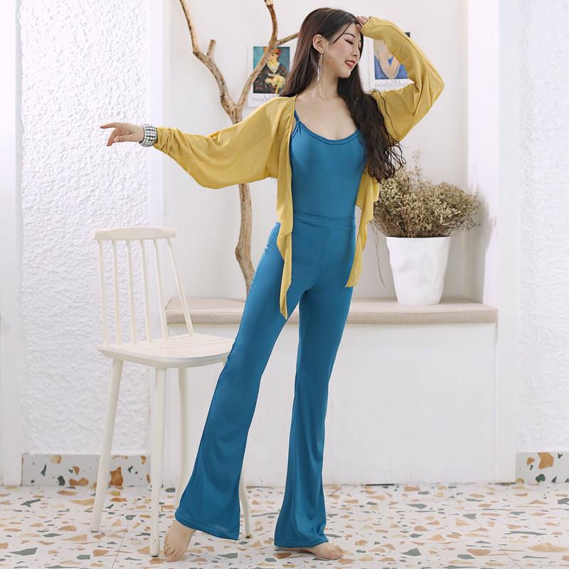 高货肚皮舞服显瘦套装2023新款秋冬练功服性感瑜伽练功裤东方舞美