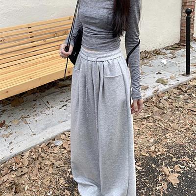 高货香蕉阔腿裤女秋季2025