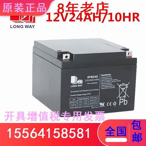 LONGWAY龙威蓄电池FMG计算机备用UPS不间断电动机械VAH