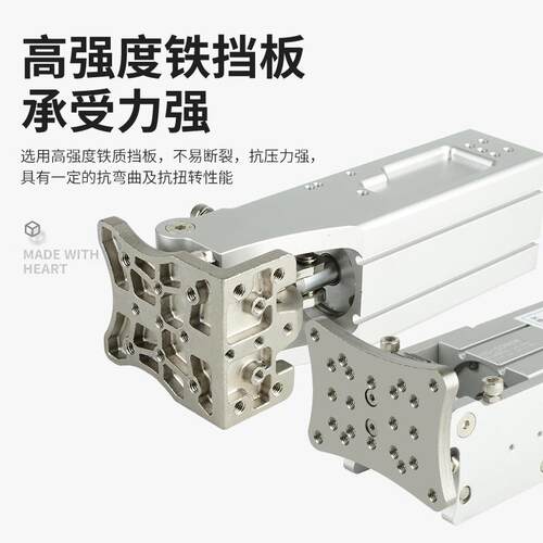 机械手杠杆侧姿组90度翻转齿条气缸HC2020L/3240L/4040L/5040W