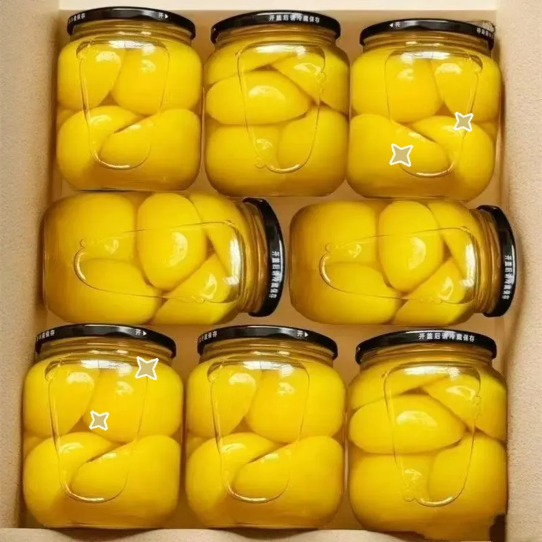 【抢到手一箱四瓶】新货黄桃罐头510g*1大瓶水果罐头老年零食整箱