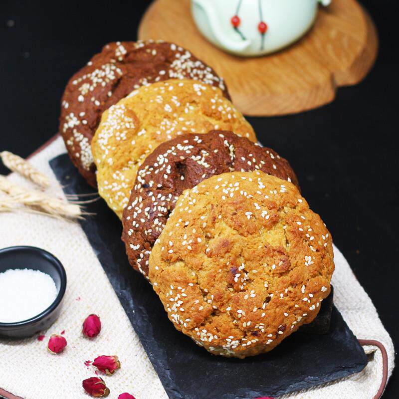 正宗蒙古月饼红糖味月饼混糖月饼传统工艺手工制作老式胡麻油糖月