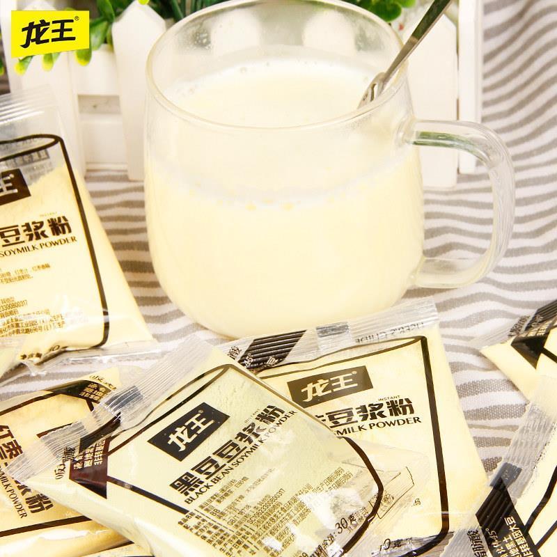速发现货龙王豆浆粉30g*16小包装原味甜味营养早餐商用家用冲泡饮