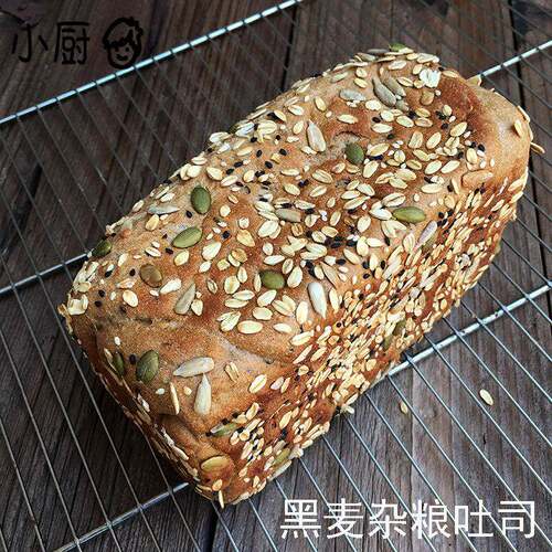 速发现货黑麦全麦面 面包无油无加糖卡低杂粮吐司切片健身早餐饱