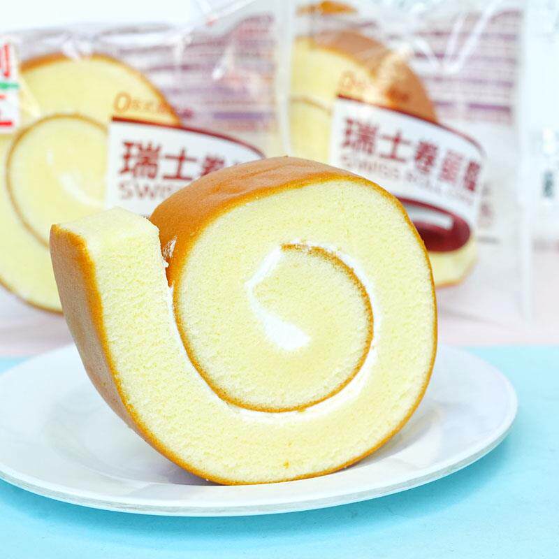 速发现货5月然利手工瑞士卷夹心蛋糕散称学生营养早餐办公室休闲