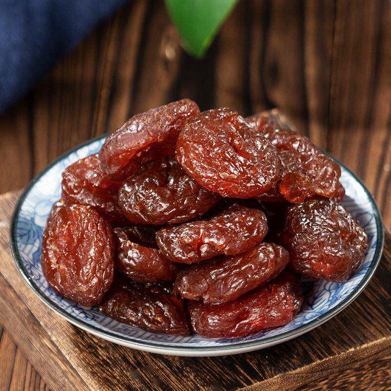 速发现货玫瑰李饼280g罐装无核话梅蜜饯果脯果干话梅肉休闲零食湖