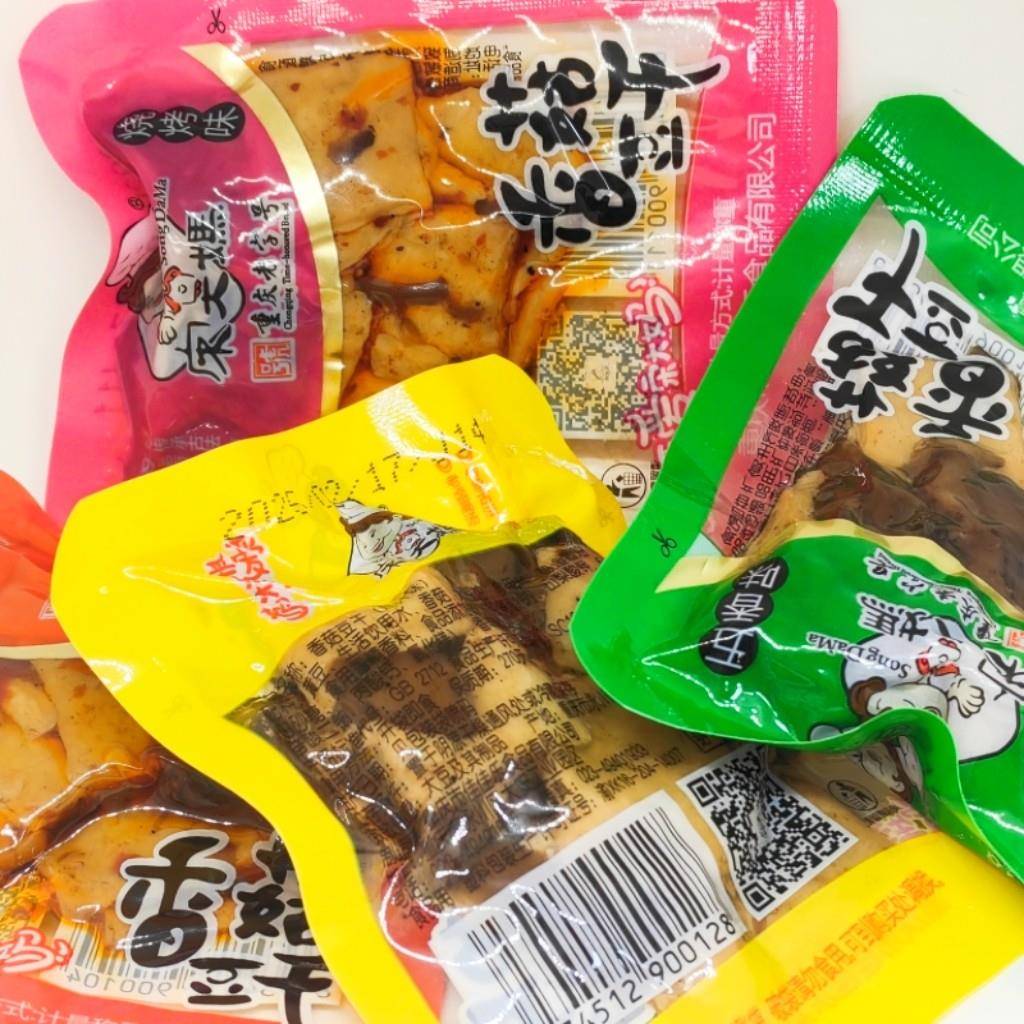 速发现货宋大妈香菇豆干 干小包装五香鸡汁香辣烧烤豆干 干零休闲