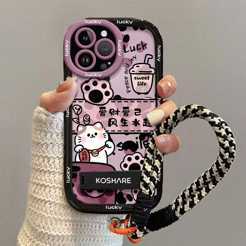 爱财猫咪壳适用华为mate70pro