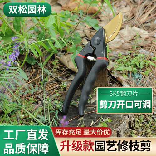 新款修枝剪 园艺修枝剪 果枝剪 手剪 粗枝剪刀园林修剪工具