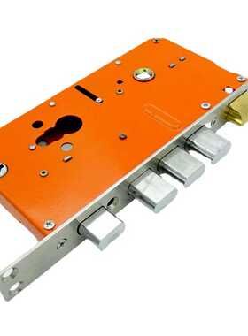 24*240橙色普通机械锁体6068半钢铜舌防盗门加厚锁芯锁具