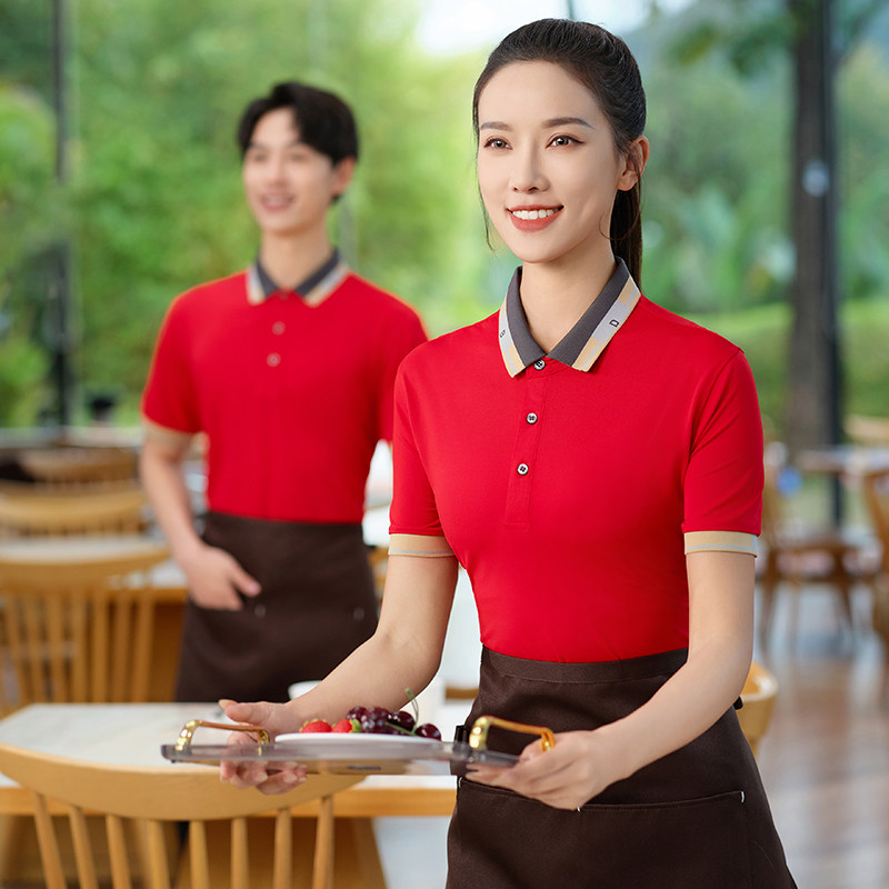 polo衫定制翻领短袖工作服印logo字广告文化衫刺绣团体服定做纯棉
