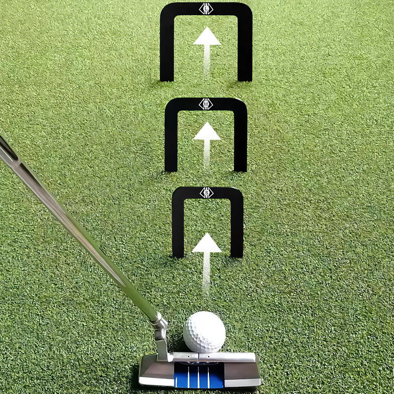 高尔夫推杆练习器球门方向训练路