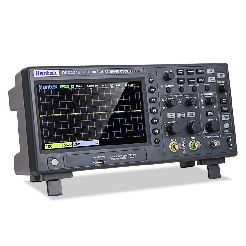 汉泰hantek示波器DSO2C10 2D10双通道数字存储示波器表信号发生器