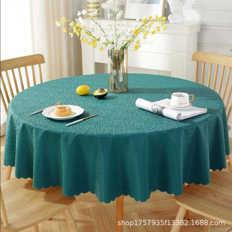 防水防烫防油免洗圆形餐桌布欧式家用酒店饭店餐厅大圆桌桌布台布,节庆用品/礼品,桌裙蓬蓬纱,淘宝优惠券,粉丝福利购,淘宝优惠卷