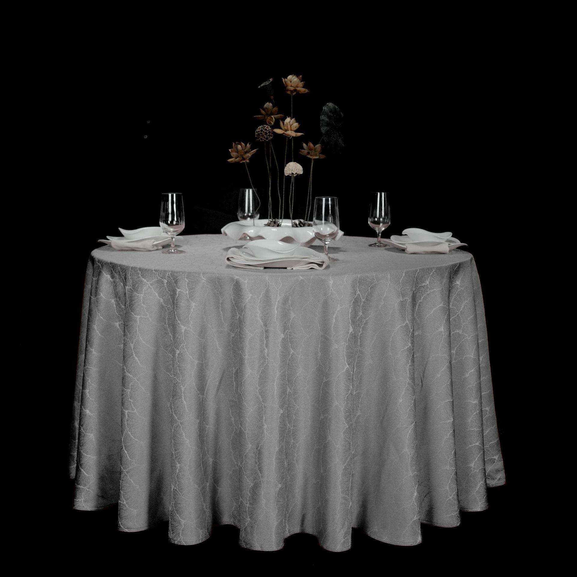 酒店圆形桌布餐桌布饭店餐厅大圆桌台布高级感现代简约餐桌圆桌布,节庆用品/礼品,桌裙蓬蓬纱,淘宝优惠券,粉丝福利购,淘宝优惠卷