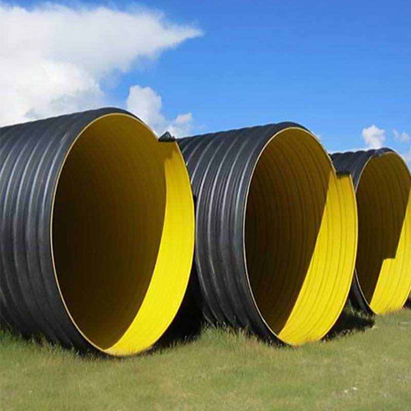 hdpe双壁波纹管钢带增强螺旋中空壁塑钢缠绕克拉管双高筋排污排水,橡塑材料及制品,HDPE波纹管,淘宝优惠券,粉丝福利购,淘宝优惠卷