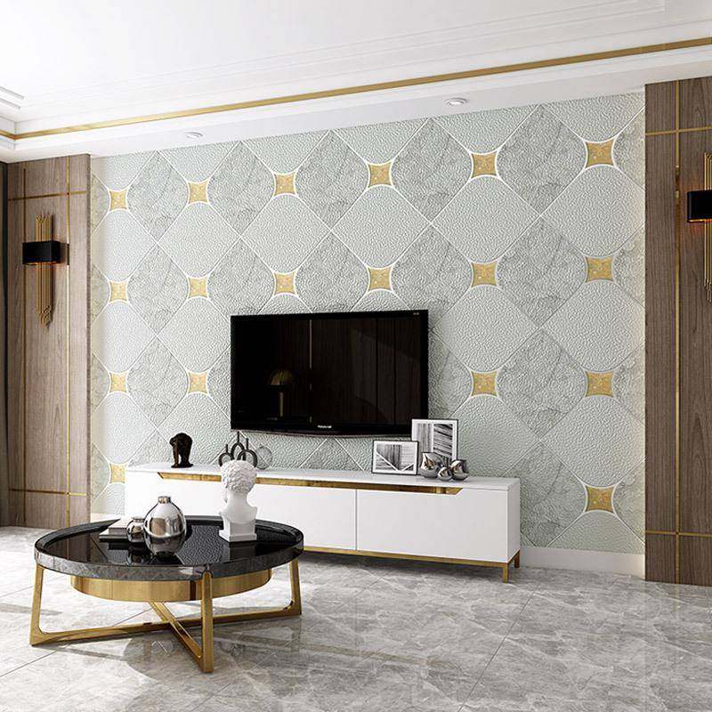 2021新款5D菱形电视背景墙壁纸鹿皮绒加厚客厅墙纸,家装主材,其它材质类墙纸,淘宝优惠券,粉丝福利购,淘宝优惠卷