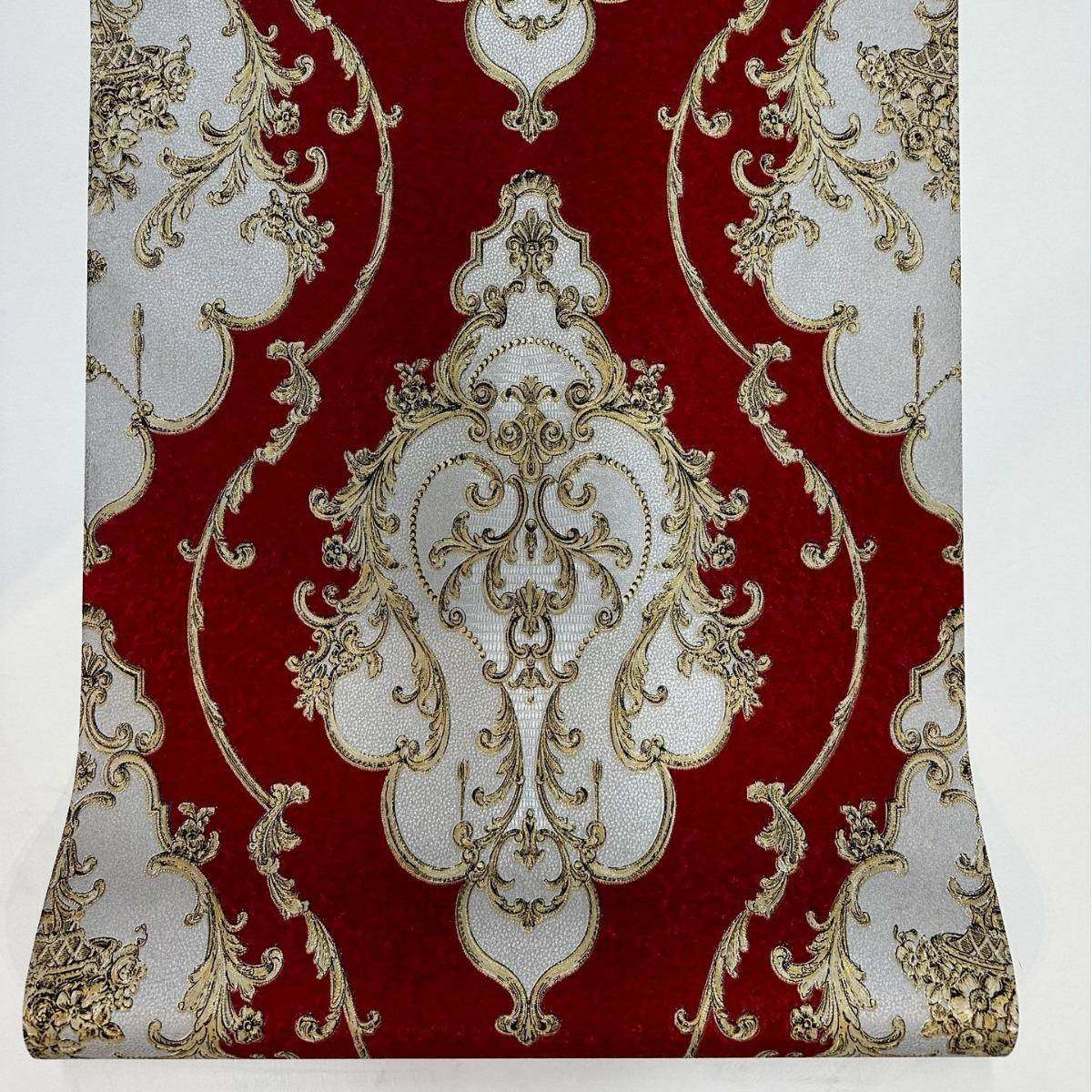 豪华欧式大马式革壁纸白色黑色蓝色红色PVC墙纸电视背景墙纸,家装主材,其它材质类墙纸,淘宝优惠券,粉丝福利购,淘宝优惠卷