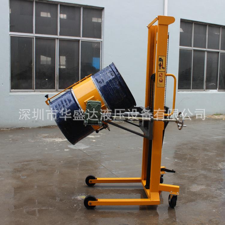 DA400A称重油桶堆高车电子称油桶倒料翻转搬运车油桶装卸升高车
