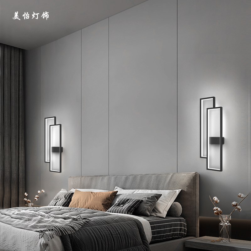 2024年新款卧室床头壁灯现代简约楼梯餐厅客厅电视背景玄关墙壁灯