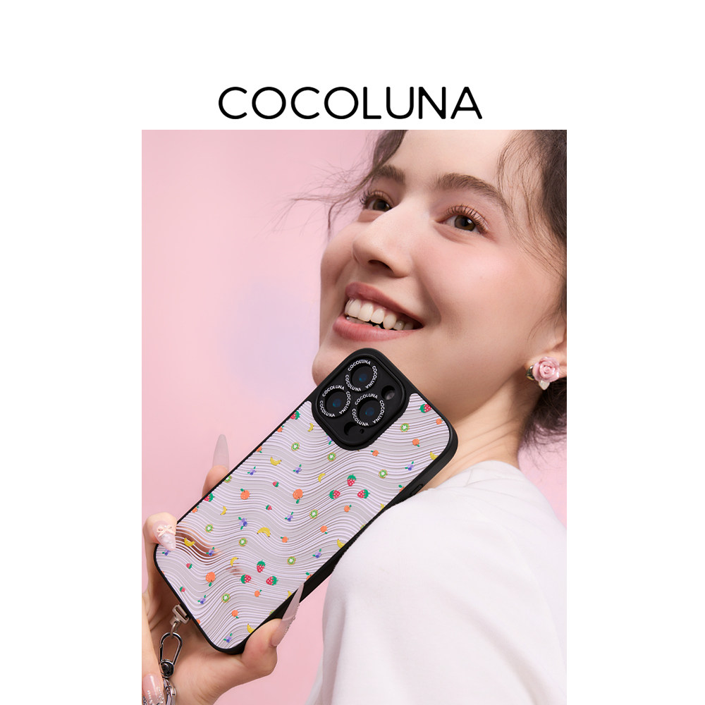 COCOLUNA 原创/经典色彩水果杂烩磁吸适用于苹果15Pro/16Pro/16ProMax 镜面手机壳ins风小众时尚14ProMax外壳
