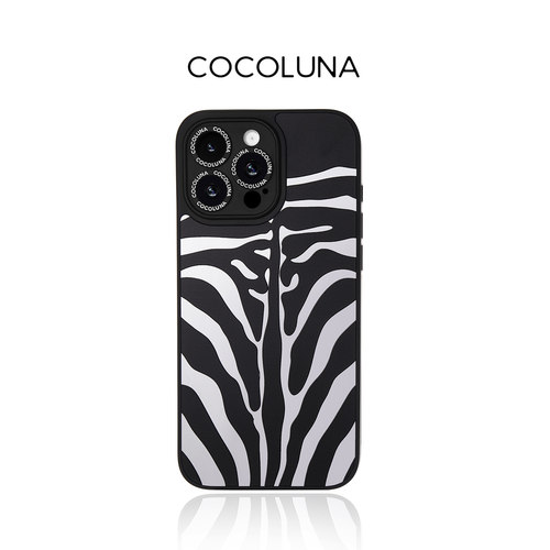 COCOLUNA 原创髂磁吸适用于苹果15Pro/16Pro/16ProMax 镜面手机壳暗黑风甜酷设计感iPhone13pro情侣全包外壳